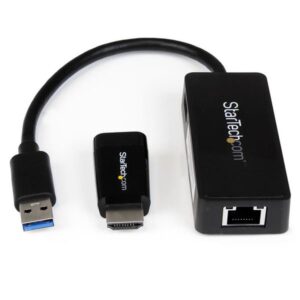Alternative view of StarTech.com Juego de Adaptadores HDMI a VGA y Ethernet Gigabit para HP Chromebook 14 – Kit de Accesorios