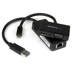 Alternative view of StarTech.com Juego de Adaptadores para Surface Pro 4 / Pro 3 / Pro 2 - Mini DisplayPort a VGA o HDMI - USB 3.0 de Red