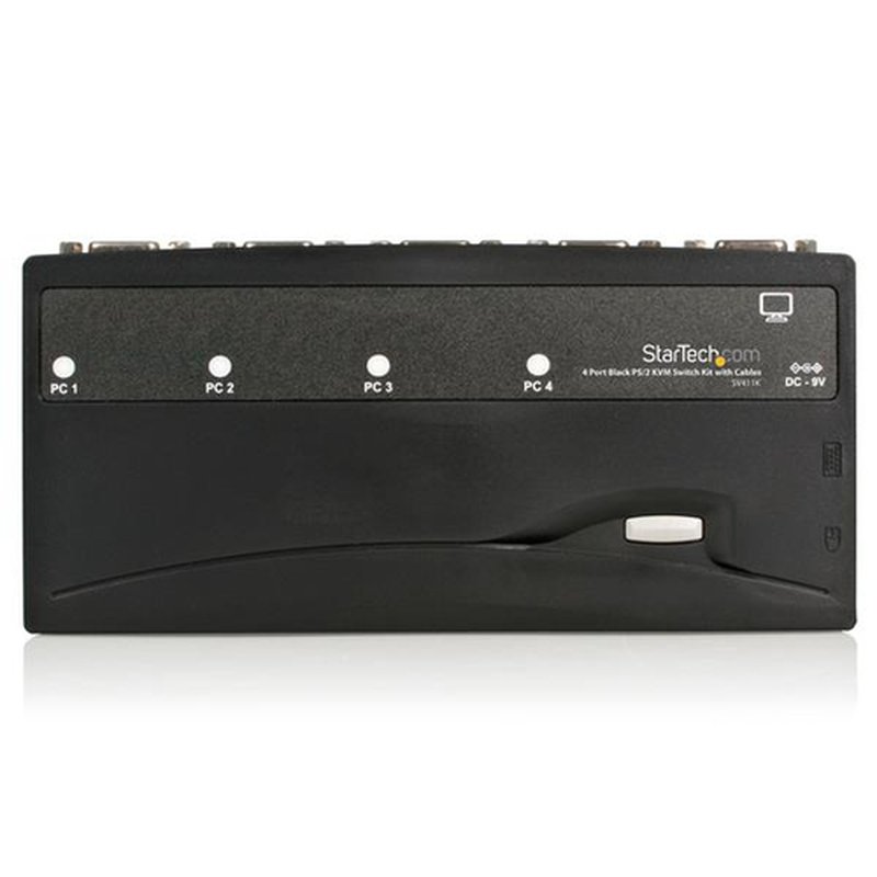 StarTech.com Juego de Conmutador Switch KVM 4 Puertos Vídeo VGA PS/2 con Cables - 1920x1440 - Imagen 3