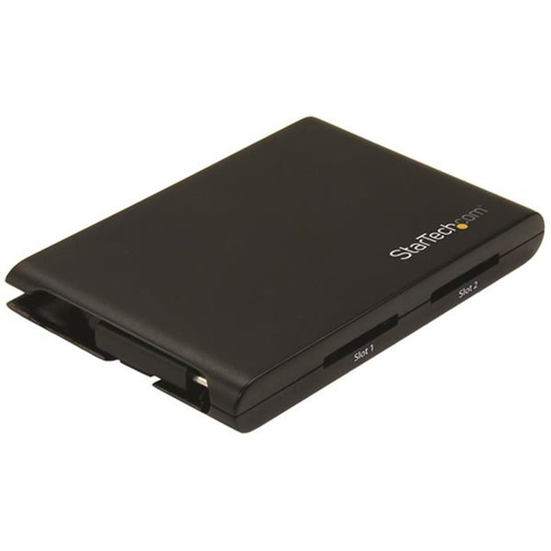 StarTech.com Lector/Escritor de Tarjetas de Memoria SD con 2 Ranuras - USB 3.0 con Puerto USB-C - SD 4.0, UHS II StarTech.com Lector/Escritor de Tarjetas de Memoria SD con 2 Ranuras - USB 3.0 con Puerto USB-C - SD 4.0, UHS II
