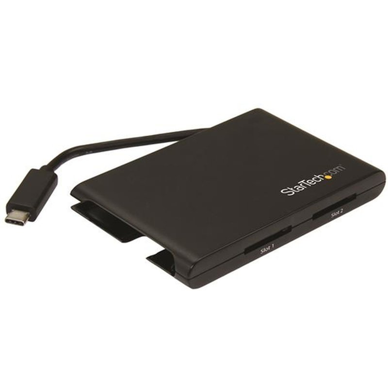 StarTech.com Lector/Escritor de Tarjetas de Memoria SD con 2 Ranuras - USB 3.0 con Puerto USB-C - SD 4.0, UHS II StarTech.com Lector/Escritor de Tarjetas de Memoria SD con 2 Ranuras - USB 3.0 con Puerto USB-C - SD 4.0, UHS II - Imagen 3