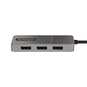 StarTech.com MST14CD123DP Adaptador gráfico USB 4096 x 2160 Pixeles Gris