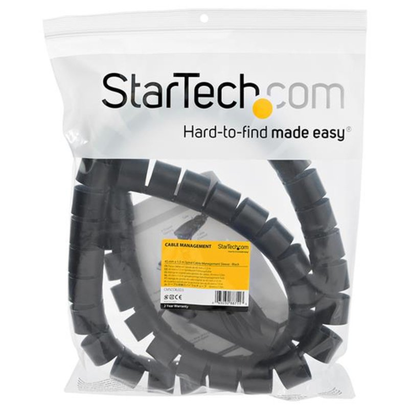 StarTech.com Manga de 1,5m en Espiral para Gestión de Cableado con Diámetro de 45mm StarTech.com Manga de 1,5m en Espiral para Gestión de Cableado con Diámetro de 45mm - Imagen 7