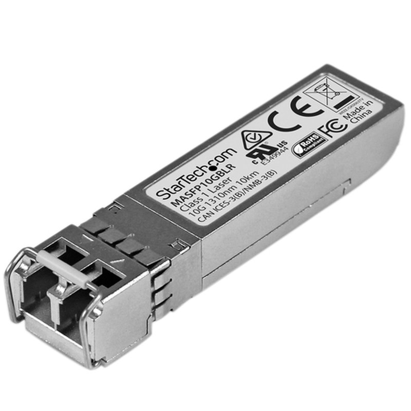 StarTech.com Módulo SFP + Compatible con Cisco Meraki MA-SFP-10GB-LR - 10GBASE-LR - Monomodo 10GbE - SFP+ Ethernet Gigabit 10Gb - LC 10km - 1310nm - Cisco Meraki MS225/MX400/MS250 DDM StarTech.com Módulo SFP + Compatible con Cisco Meraki MA-SFP-10GB-LR - 10GBASE-LR - Monomodo 10GbE - SFP+ Ethernet Gigabit 10Gb - LC 10km - 1310nm - Cisco Meraki MS225/MX400/MS250 DDM