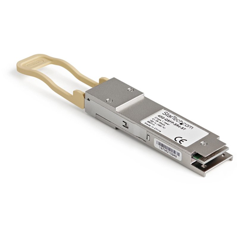 StarTech.com Módulo Transceptor QSFP+ Compatible con 40G-QSFP-SR4 de Brocade - 40GBASE-SR4 - Fibra Multimodo (MMF) de 40GbE - QSFP+ Ethernet Gigabit de 40Gb - MPO 150m - 850nm - DDM StarTech.com Módulo Transceptor QSFP+ Compatible con 40G-QSFP-SR4 de Brocade - 40GBASE-SR4 - Fibra Multimodo (MMF) de 40GbE - QSFP+ Ethernet Gigabit de 40Gb - MPO 150m - 850nm - DDM