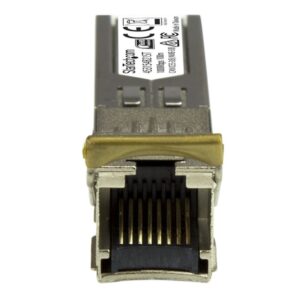 Alternative view of StarTech.com Módulo Transceptor SFP Compatible con 453154-B21 de HPE - 1000BASE-T - SFP a RJ45 Cat6 / Cat5e - SFP Ethernet Gigabit de 1Gb - RJ45 100m - HPE 6120XG, 6120G, Flex Fabric