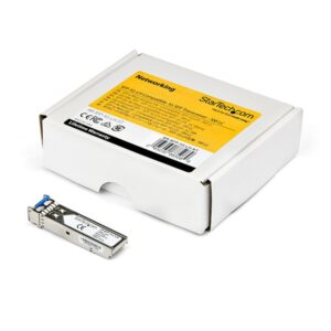 StarTech.com Módulo Transceptor SFP Compatible con Extreme Networks 10052 - 1000BASE-LX - Transceptor Fibra Óptica Monomodo 1 GbE - SFP Ethernet Gigabit 1Gb - LC 10km - 1310nm - DDM