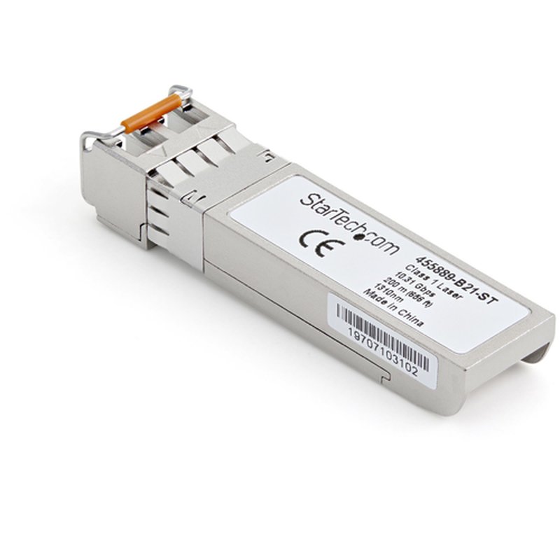 StarTech.com Módulo Transceptor SFP+ Compatible con HPE 455889-B21 - 10GBASE-LRM - Fibra Multimodo de 10GbE - SFP+ Ethernet Gigabit de 10Gb - LC 200m - HPE BladeSystem DDM, c-Class