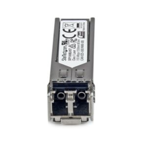 StarTech.com Módulo Transceptor SFP Compatible con MSA sin Codificar - 100BASE-LH - Transceptor Fibra Monomodo (SMF) de 100 MbE - SFP Ethernet de 100 Mb - LC - 80km - 1550nm - DDM