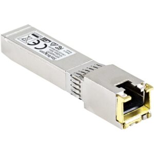 Alternative view of StarTech.com Módulo Transceptor SFP+ Compatible con MSA sin Codificar - 10GBASE-T - SFP a RJ45 Cat6 / Cat5e - SFP+ Ethernet Gigabit de 10Gb - RJ45 - 30m