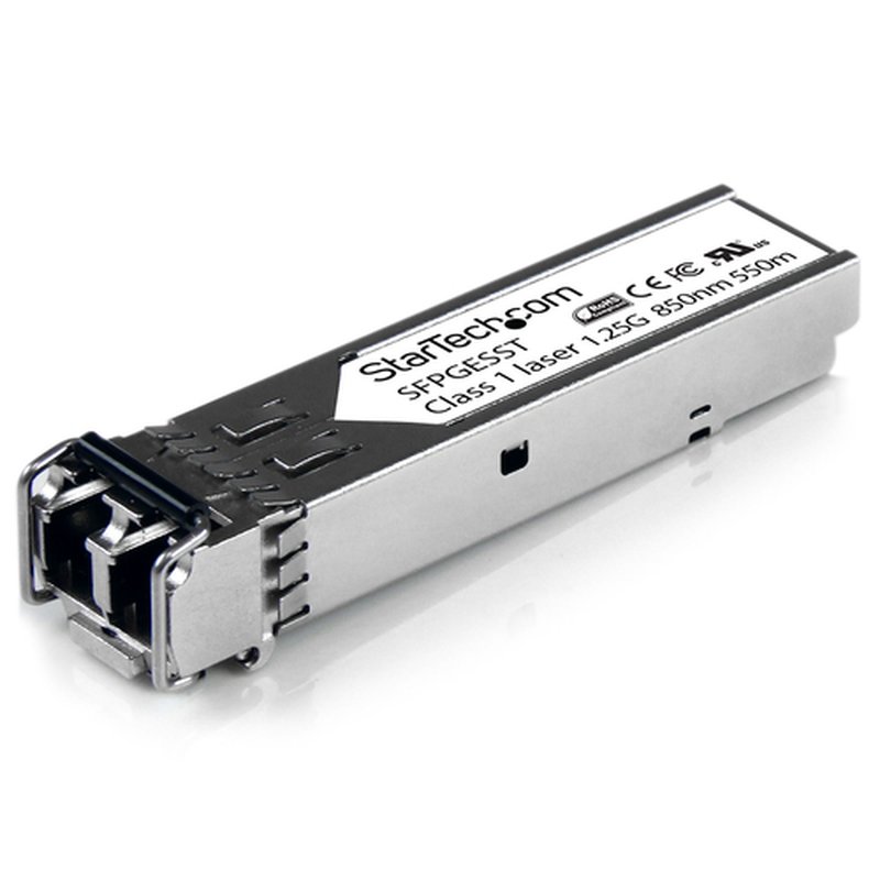 StarTech.com Módulo Transceptor SFP Compatible con SFP-GE-S de Cisco - 1000BASE-SX - Multimodo 1GbE - SFP Ethernet Gigabit 1Gb - LC - 550m - 850nm - Cisco IE3400, IE3300, IE3200 DDM