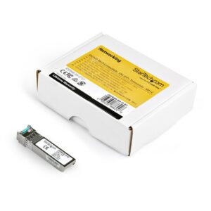 StarTech.com Módulo Transceptor SFP+ Compatible con el Modelo JD094B-BX-D de HPE - 10GBASE-BX (Downstream) - Fibra BiDi Ethernet Gigabit de 10 GbE Monomodo (SMF)