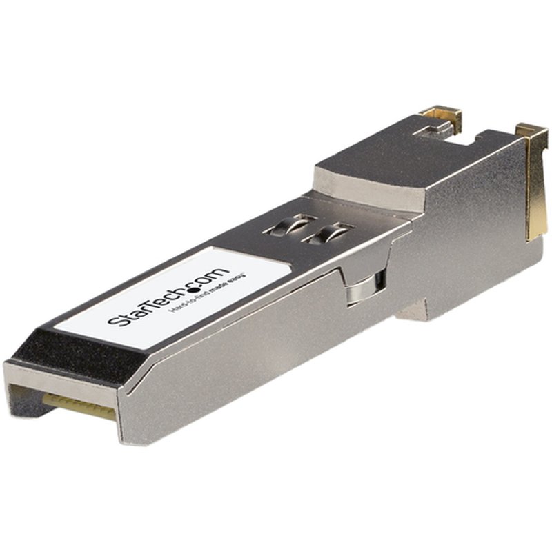 StarTech.com Módulo Transceptor SFP+ Compatible con el Modelo JL563A de HPE - 10GBASE-T - SFP a RJ45 Cat6 / Cat5e - SFP+ Ethernet Gigabit de 10Gb - RJ45 - 30m - HPE 8320, 8325-48Y8 StarTech.com Módulo Transceptor SFP+ Compatible con el Modelo JL563A de HPE - 10GBASE-T - SFP a RJ45 Cat6 / Cat5e - SFP+ Ethernet Gigabit de 10Gb - RJ45 - 30m - HPE 8320, 8325-48Y8 - Imagen 2