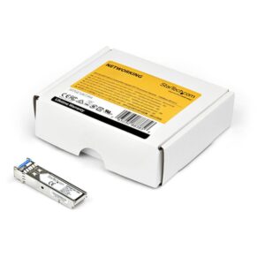 StarTech.com Módulo Transceptor SFP Compatible con el Modelo SFP-GE10KT13R14 de Juniper - 1000BASE-BX-U - Fibra BiDi Ethernet Gigabit Monomodo (SMF) de 1 GbE