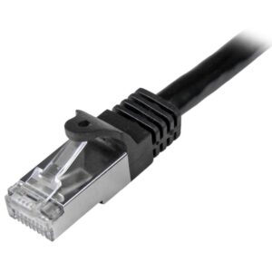 Alternative view of StarTech.com N6SPAT3MBK cable de red Negro 3 m Cat6 SF/UTP (S-FTP)