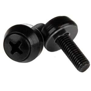 StarTech.com Paquete de 100 Tornillos de Montaje M5x12mm - Negro