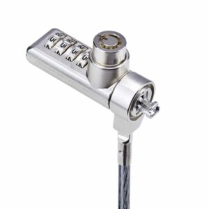 Alternative view of StarTech.com Paquete de 10 Candados K-Slot de Llave y Clave Numérica para Portátil - Cables de Seguridad de Acero de 2m Antirrobo de Combinación y la Misma Llave para Portátil