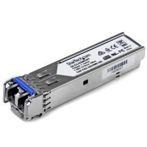 StarTech.com Paquete de 10 Módulos SFP Compatibles con Cisco GLC-LH-SMD - 1000BASE-LX/LH - Fibra Monomodo 1GbE - SFP Ethernet Gigabit 1Gb - LC - 10km - Cisco Firepower/ASR920/IE2000 DDM