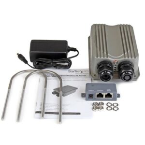 StarTech.com Punto de Acceso de Exteriores Inalámbrico Wifi Certificado IP67 de 5GHz - Wireless-N 2T2R 802.11a/n con PoE StarTech.com Punto de Acceso de Exteriores Inalámbrico Wifi Certificado IP67 de 5GHz - Wireless-N 2T2R 802.11a/n con PoE