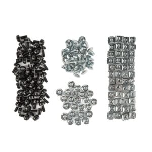 StarTech.com Rack 12U de Marco Abierto con 4 Columnas - para equipos de Red, IT, AV, Datos y Ordenador - Deslizante y Giratorio - Profundidad: 42,4cm/16,7" - con Gestor de Cables Extraíble