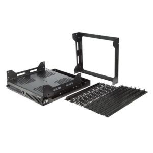 StarTech.com Rack 12U de Marco Abierto con 4 Columnas - para equipos de Red, IT, AV, Datos y Ordenador - Deslizante y Giratorio - Profundidad: 42,4cm/16,7" - con Gestor de Cables Extraíble