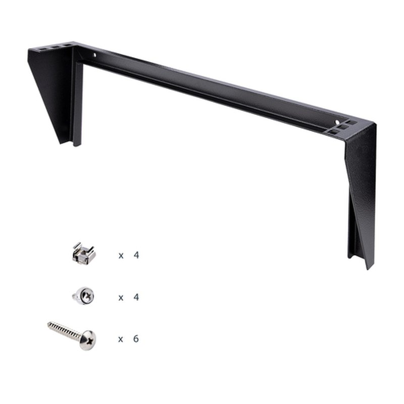 StarTech.com Rack Vertical Fijo Mural 1U de 19 Pulgadas para Servidores - Bracket de Pared para Panel de Parcheo - de Telecomunicaciones - Informática - Redes - Capacidad de 59kg - Imagen 8