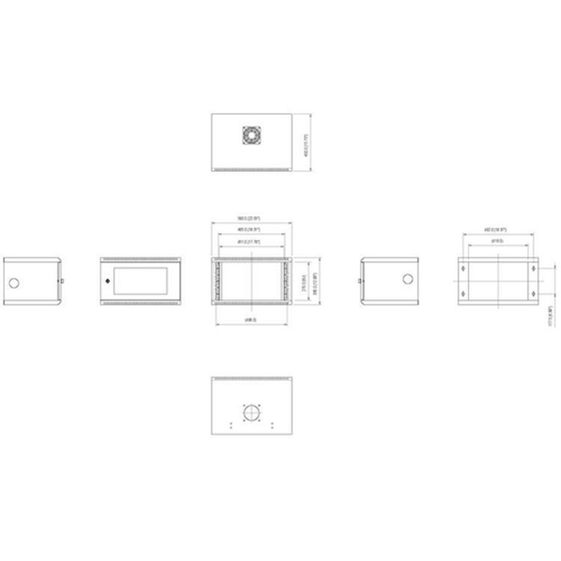 StarTech.com Rack de Acero Vertical de Pared 6U 19in Pulgadas para Equipos Montaje Vertical - Imagen 7