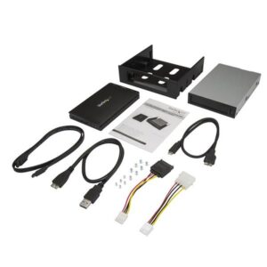 StarTech.com S251BU31REM panel bahía disco duro 8,89 cm (3.5") Bandeja para disco duro Negro