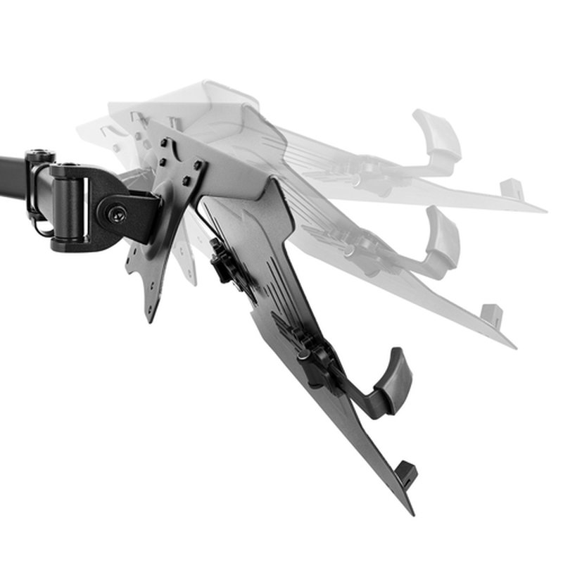 StarTech.com Soporte de Montaje para Portátil - Soporte VESA de Monitor de 34 Pulgadas (8kg) o Bandeja VESA Articulada para Portátil (4,5kg) - Montaje en Grommet/Mordaza - Imagen 9