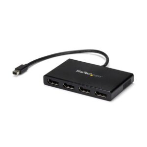 StarTech.com Splitter Multiplicador Mini DP a 4 puertos DisplayPort - Hub MST