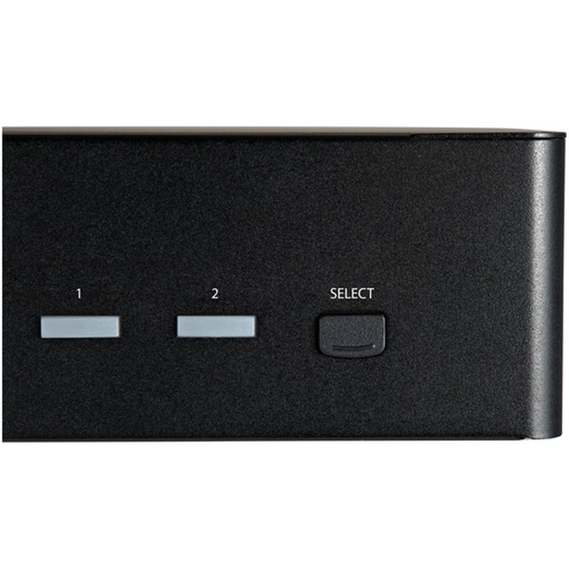 StarTech.com Switch Conmutador KVM de 2 Puertos HDMI 2.0 4K para 2 Monitores - Vídeo de 4K y 60Hz Ultra HD - HDR - Hub Ladrón USB 3.0 de 2 Puertos y 4 Puertos USB 2.0 HID - Audio - HotKey - TAA - Imagen 6