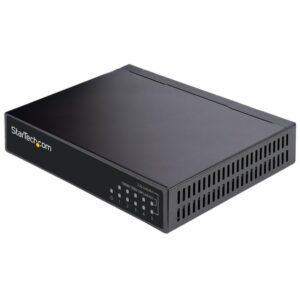StarTech.com Switch Conmutador de Red Ethernet no Gestionado de 2,5G - Gigabit de 5 Puertos no Gestionado 2.5GBASE-T - de Escritorio o Pared - Retrocompatible con 10/100/1000Mbps - Jumbo 9K