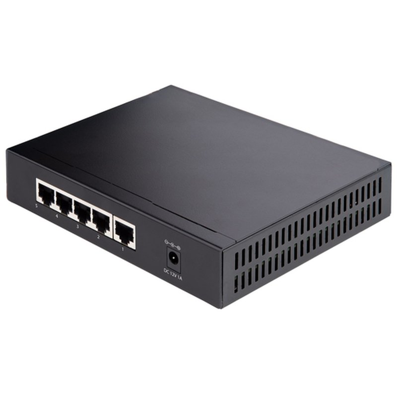 StarTech.com Switch Conmutador de Red Ethernet no Gestionado de 2,5G - Gigabit de 5 Puertos no Gestionado 2.5GBASE-T - de Escritorio o Pared - Retrocompatible con 10/100/1000Mbps - Jumbo 9K - Imagen 2