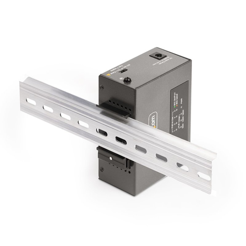 StarTech.com Switch PoE / PoE+ / PoE++ 802.3af/802.3at/802.3bt de 4 Puertos - 95W - 160W de Capacidad de Potencia - Inyector Power over 5/2.5/1G Ethernet Ethernet (NBASE-T) - sin Gestionar - para Carril DIN / Pared - Imagen 7