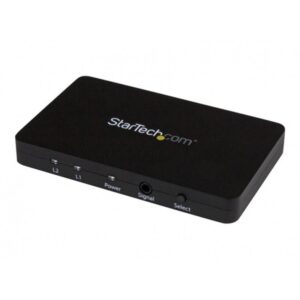 StarTech.com Switch Selector Automático HDMI de 2 Puertos con Chasís de Aluminio y MHL - Conmutador 4K 30Hz
