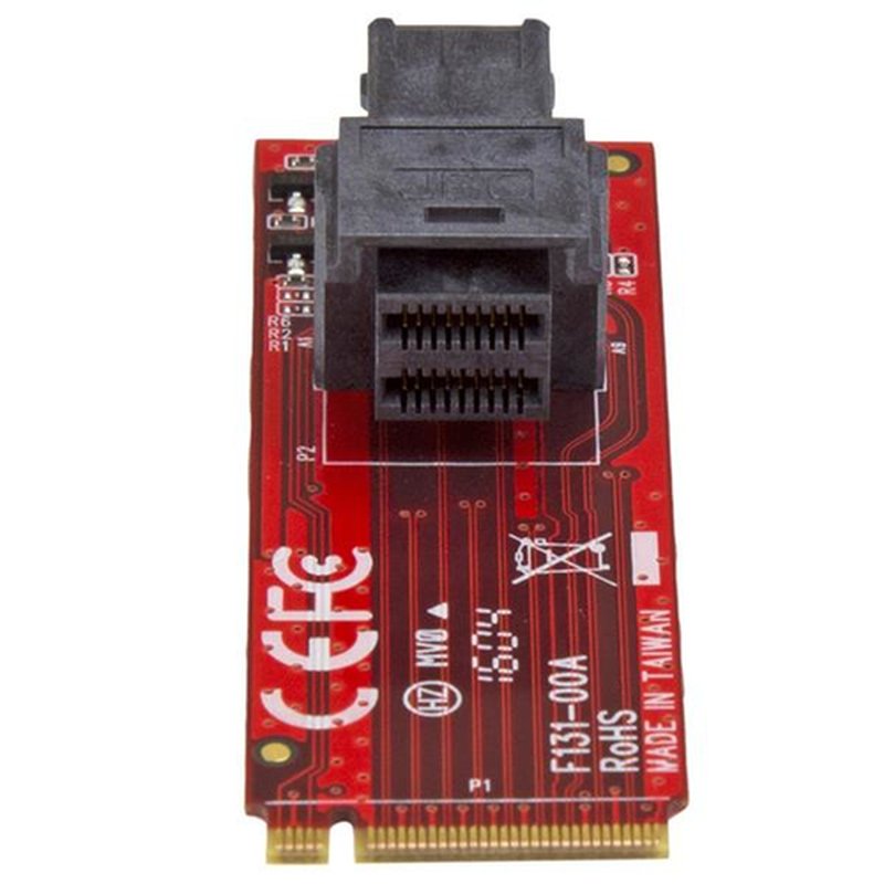 StarTech.com Tarjeta Adaptador PCI Express U.2 SFF8643 a M.2 para SSD NVMe U.2 - Conversor para SSD U.2 - Tarjeta Anfitrión para SSD U.2 - Imagen 2