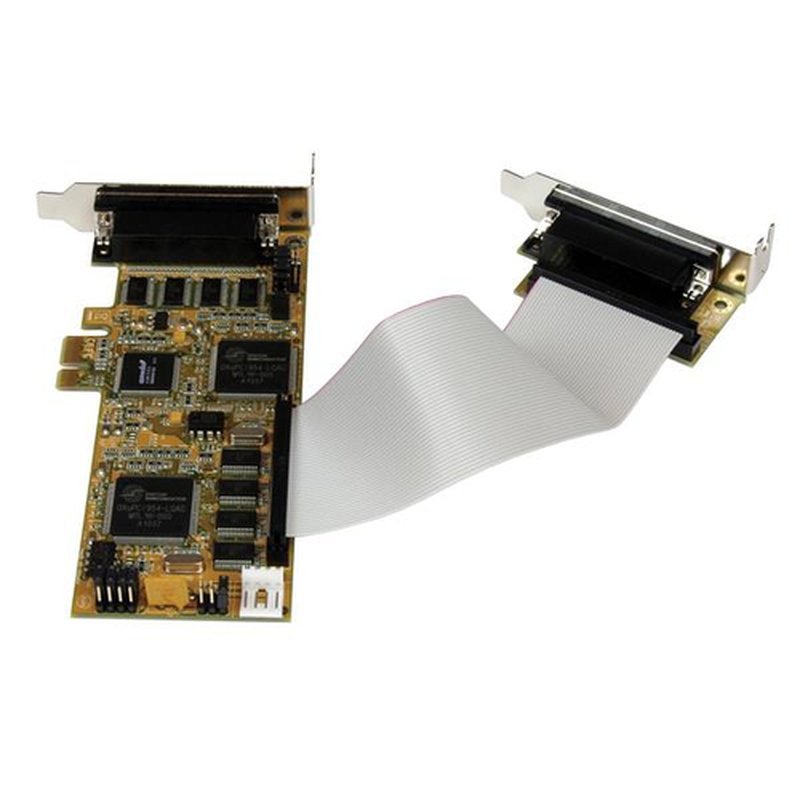 StarTech.com Tarjeta Adaptadora PCI Express PCIe Perfil Bajo de 8 Puertos Serie RS232 Serial Low Profile - Imagen 3