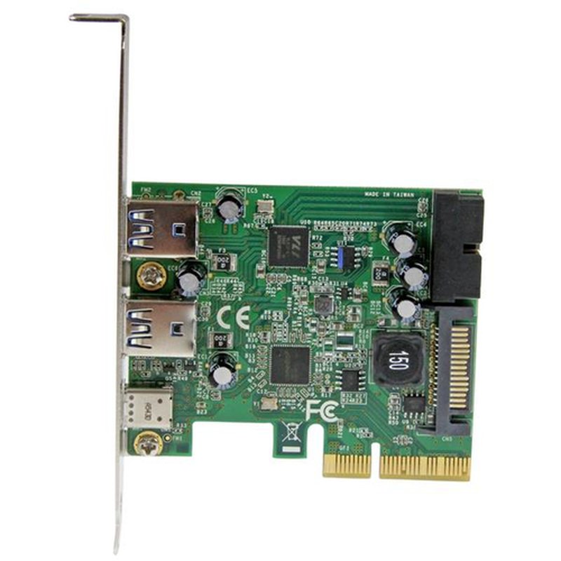 StarTech.com Tarjeta Combo PCI Express de 5 Puertos USB 3.1 (10Gbps) - 1x USB-C, 2x USB-A - 2x IDC (5Gbps) StarTech.com Tarjeta Combo PCI Express de 5 Puertos USB 3.1 (10Gbps) - 1x USB-C, 2x USB-A - 2x IDC (5Gbps) - Imagen 2