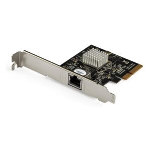 StarTech.com Tarjeta PCI Express de Red Ethernet 5G LAN - NBASE-T y 5GBASE-T 2.5BASE-T - Adaptador de Red PCIe - 5GbE/2,5GbE/1GbE - NIC Ethernet Multigigabit para Estación de Trabajo