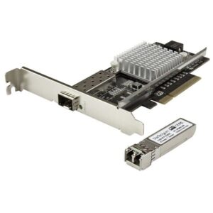 StarTech.com Tarjeta PCI Express de Red con 1 Puerto de 10Gb SFP+ - Fibra Óptica con Chip Intel