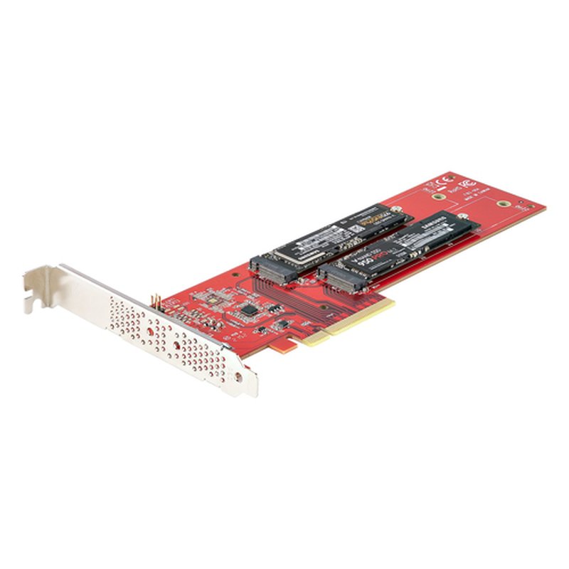 StarTech.com Tarjeta PCIe Adaptadora para 2 SSDs M.2, PCI Express x8 o x16 a NVMe Doble o SSDs M.2 AHCI, PCI Express 4.0, 7,8Gbps por Unidad con Bifurcación - Windows o Linux - Imagen 8