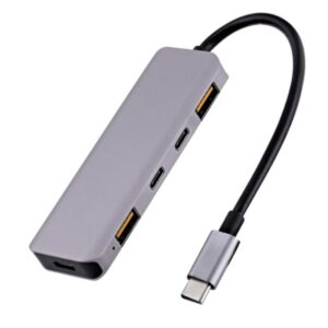 TNB Hub USB-C 5 en 1 - aluminium