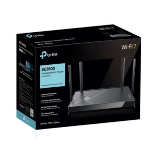 TP-Link Archer BE3600 router inalámbrico 2.5 Gigabit Ethernet Doble banda (2,4 GHz / 5 GHz) Negro