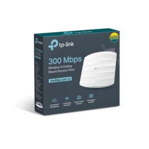 TP-Link EAP110 punto de acceso inalámbrico 300 Mbit/s Blanco Energía sobre Ethernet (PoE)