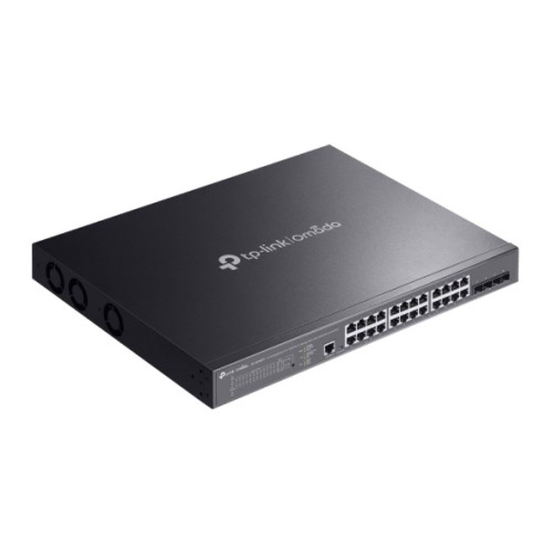 TP-Link Omada SG3428XMPP switch Gestionado L2+ Gigabit Ethernet (10/100/1000) Energía sobre Ethernet (PoE) 1U Negro - Imagen 4