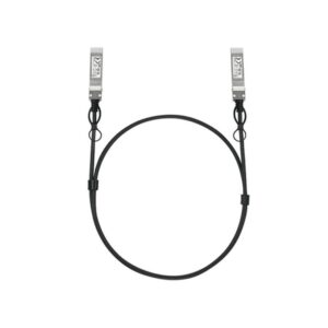 TP-Link Omada SM6220-1M Cable de fibra óptica e InfiniBand SFP28 Negro, Plata