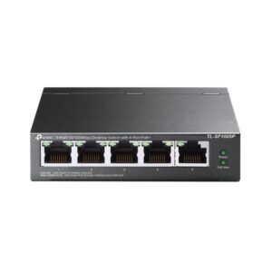 TP-Link TL-SF1005P switch No administrado Fast Ethernet (10/100) Energía sobre Ethernet (PoE) Negro