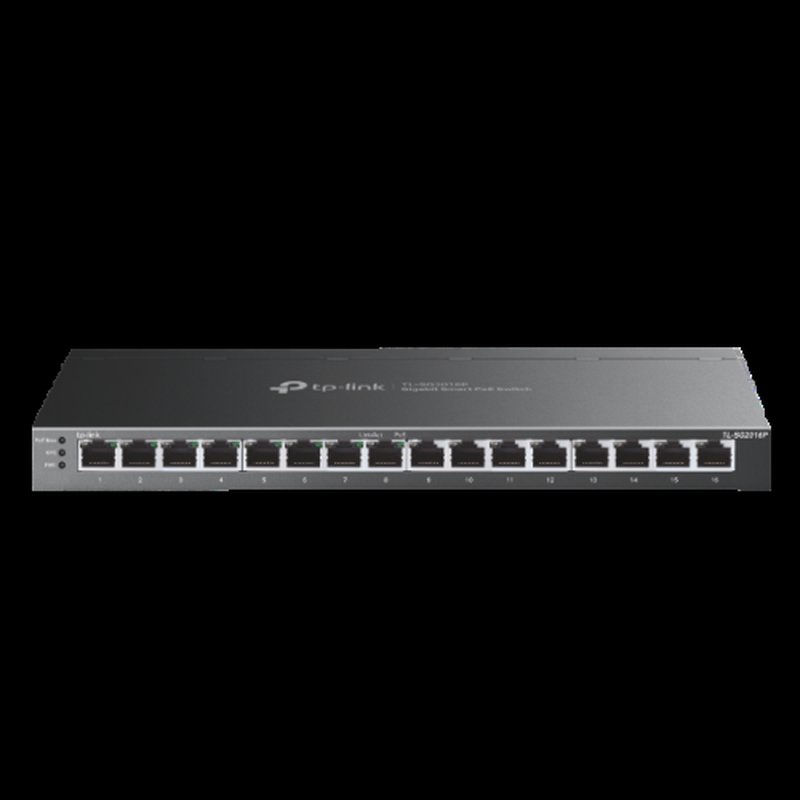TP-Link TL-SG2016P switch L2/L3/L4 Gigabit Ethernet (10/100/1000) Energía sobre Ethernet (PoE) Negro