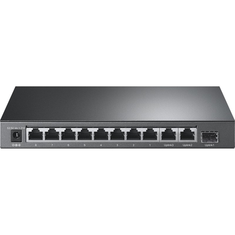 TP-Link TL-SL1311P switch Fast Ethernet (10/100) Energía sobre Ethernet (PoE) Negro - Imagen 2