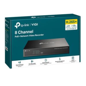 TP-Link VIGI NVR1008H-8P Grabadore de vídeo en red (NVR) Negro TP-Link VIGI NVR1008H-8P Grabadore de vídeo en red (NVR) Negro